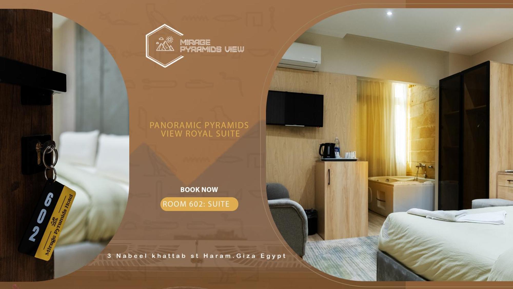Nazlet el-Sîsi Mirage Pyramids View Hotel מראה חיצוני תמונה